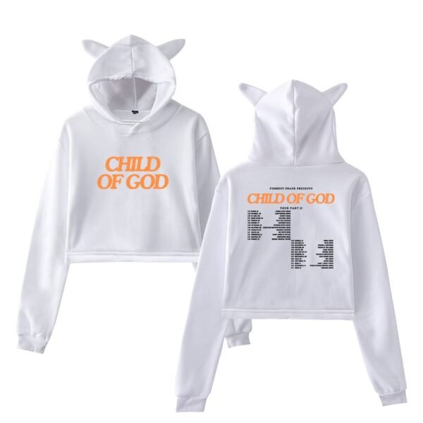 Forrest Frank Cropped Hoodie #2 - Image 3