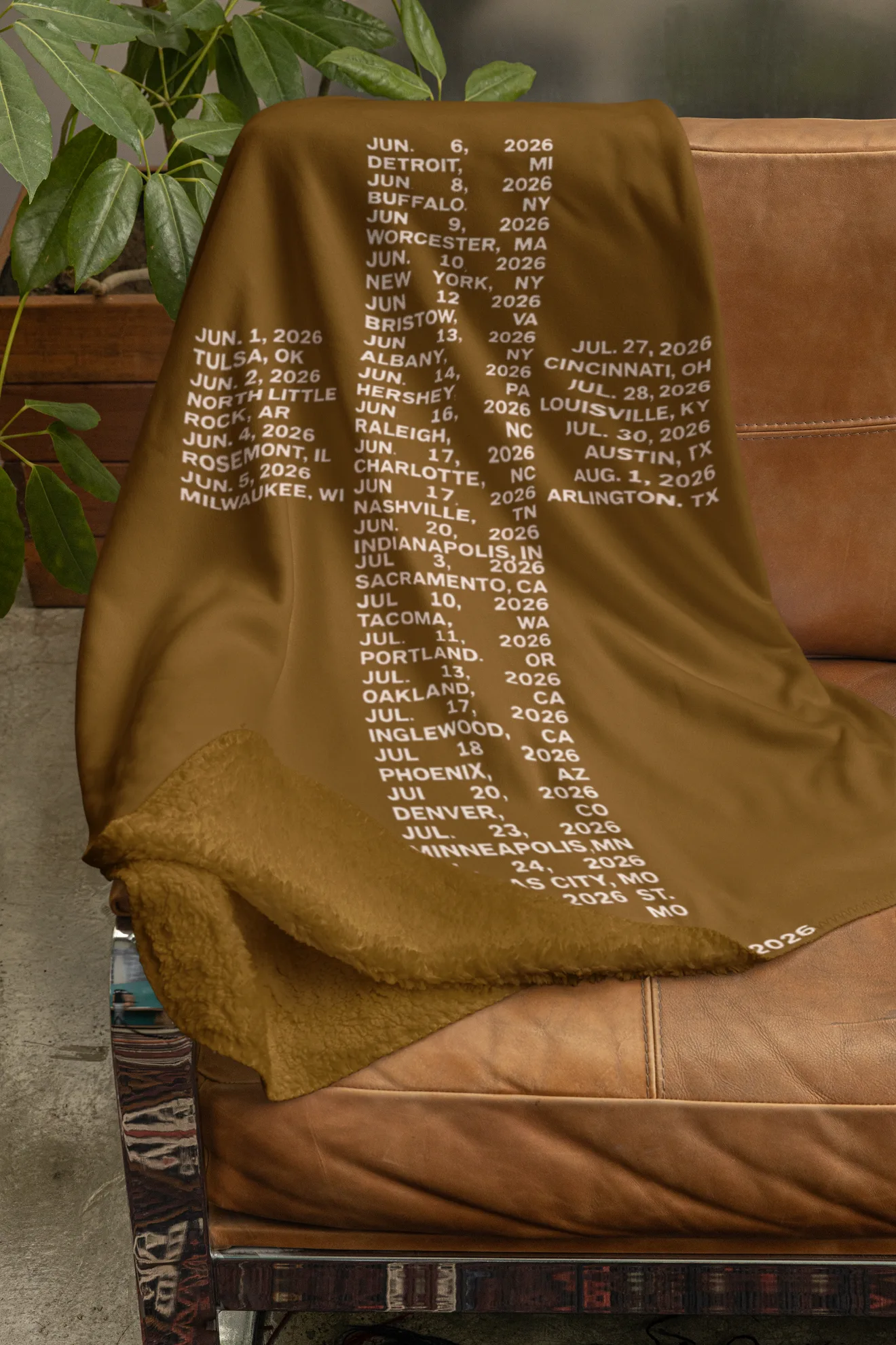 Forrest Frank Tour Cross Blanket