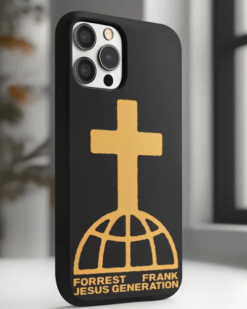 Forrest Frank Cross Globe Gold Phone Case