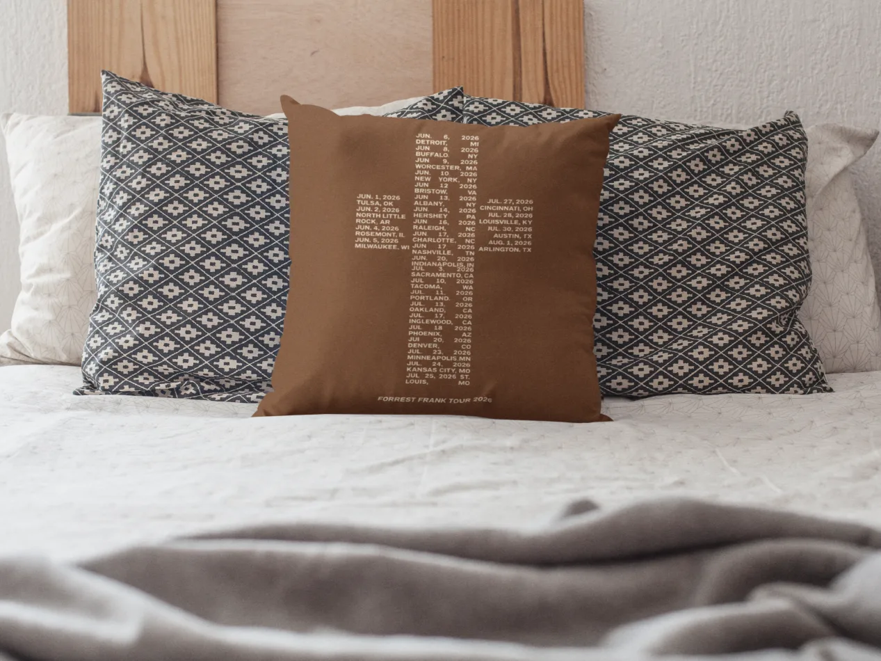 Forrest Frank Tour Cross Pillow Case