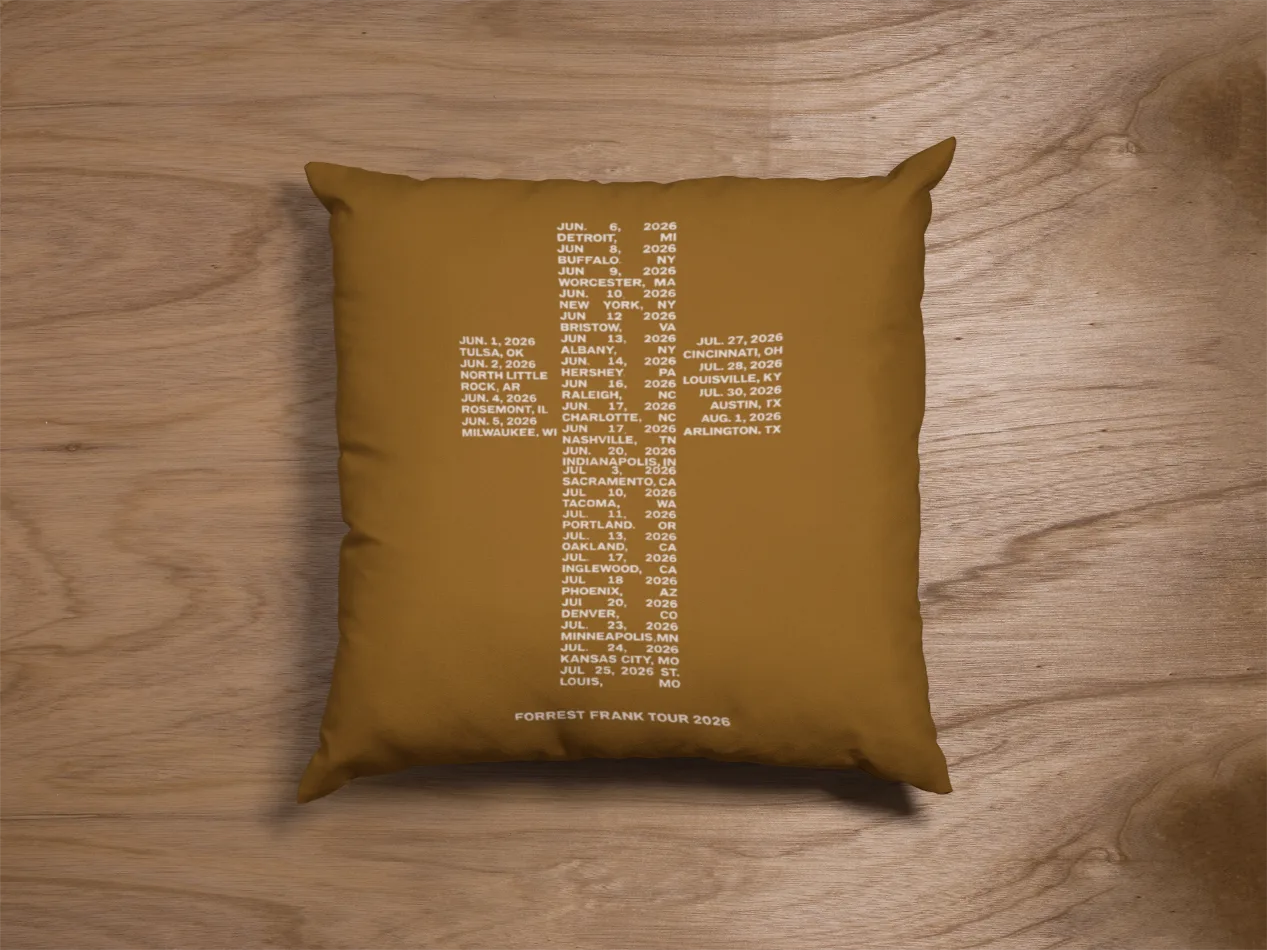 Forrest Frank Tour Cross Pillow Case - Image 2